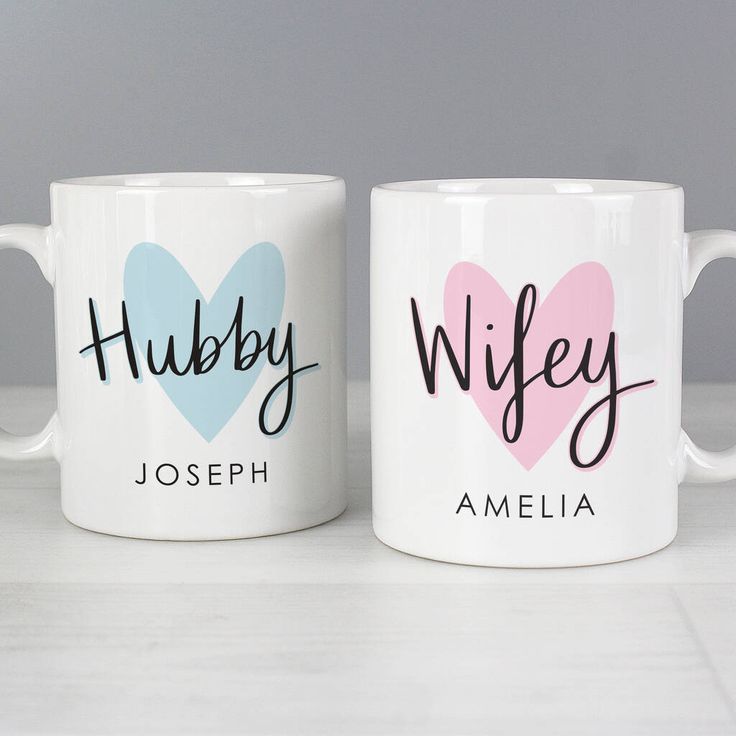 Costumize Printed Couple Mugs