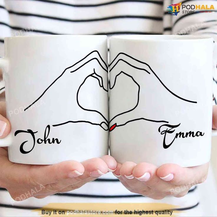 Costumize Printed Couple Mugs